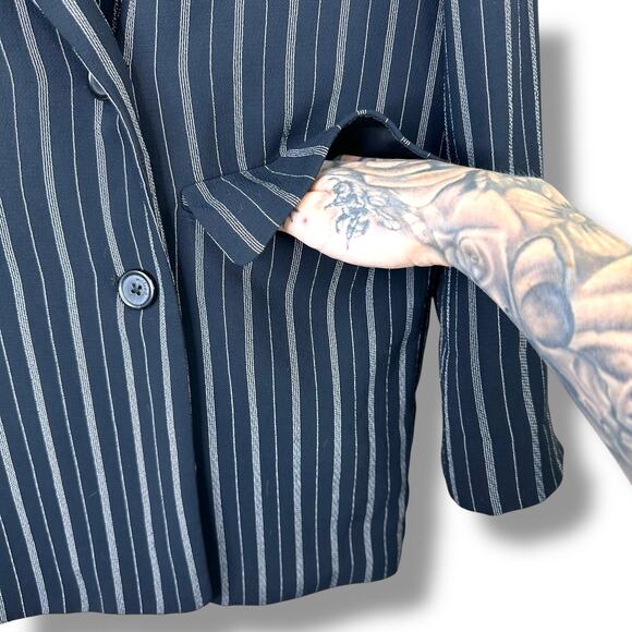 WILFRED x ARITZIA NWOT Cherrelle Pinstripe Double Breasted Blazer Jacket Small - Picture 7 of 10